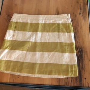 J. Crew Striped Skirt